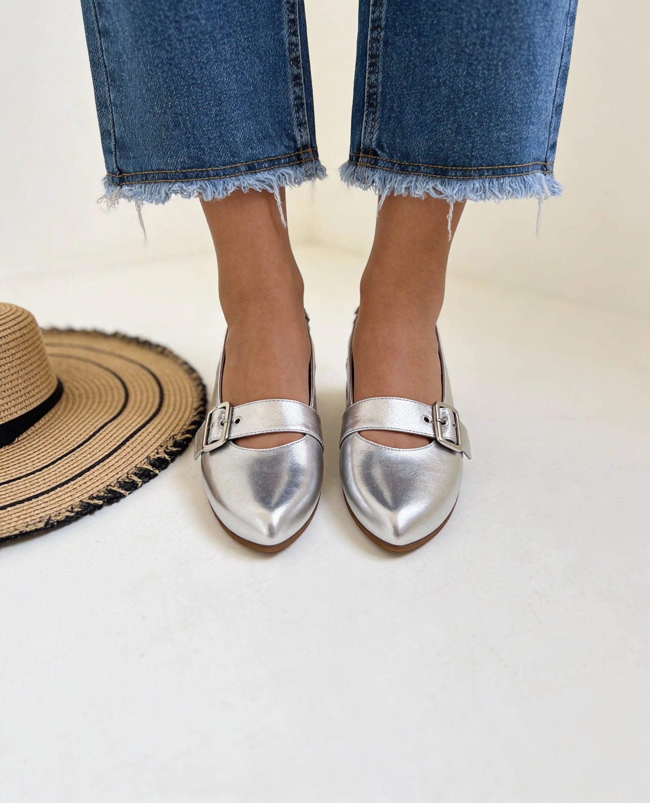 Baletas con hebilla grande - SAYO Shoes