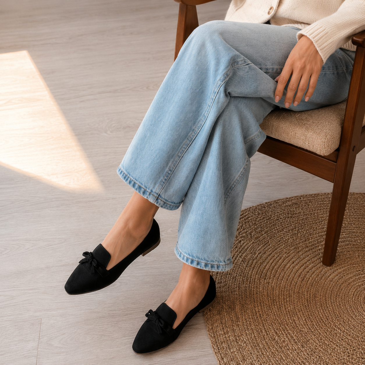 Mocasín Elite,  Lazo Gamuza Camel