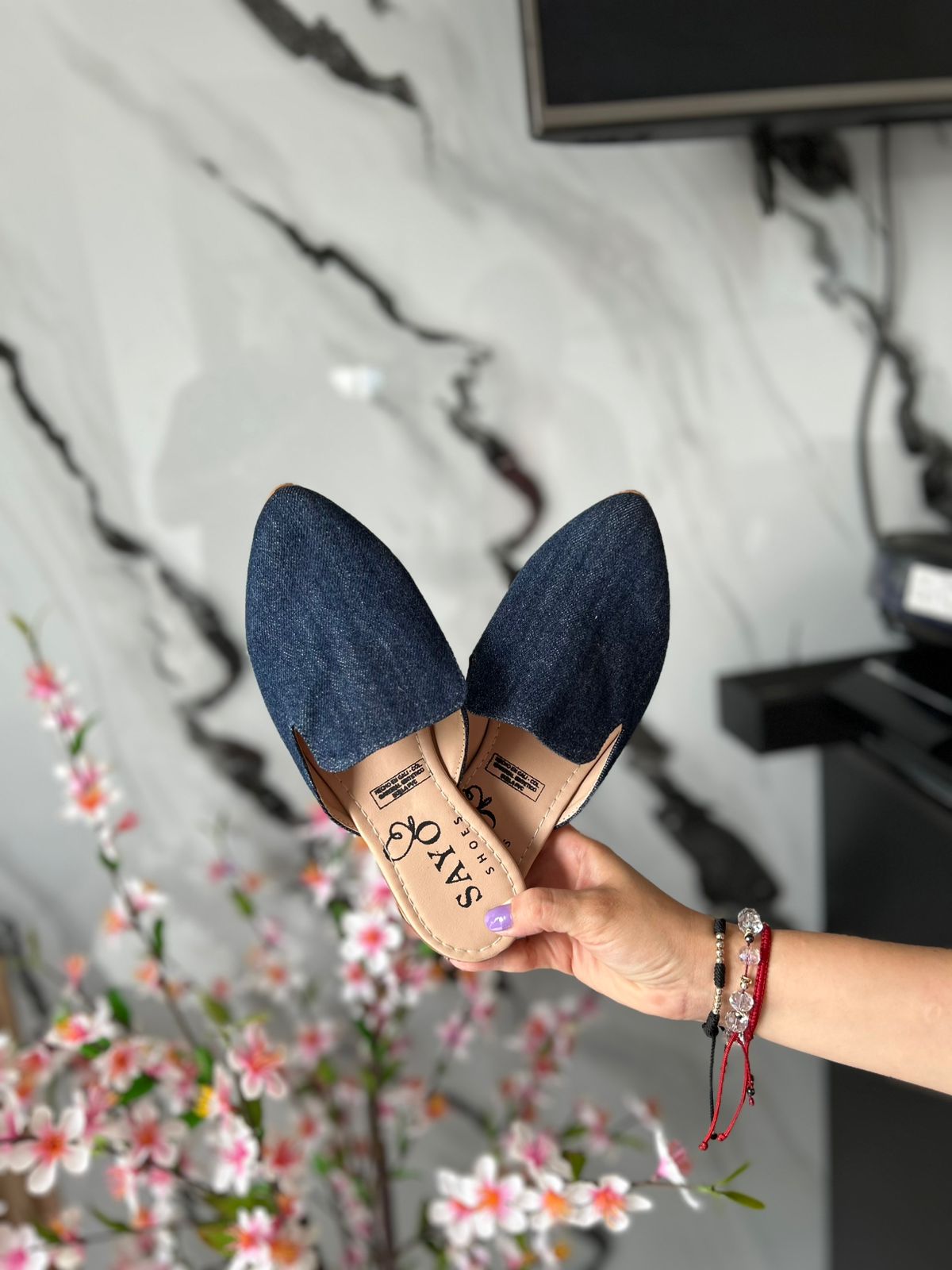 Zueco Coral, Mules, zueco en gamuza punta cerrada