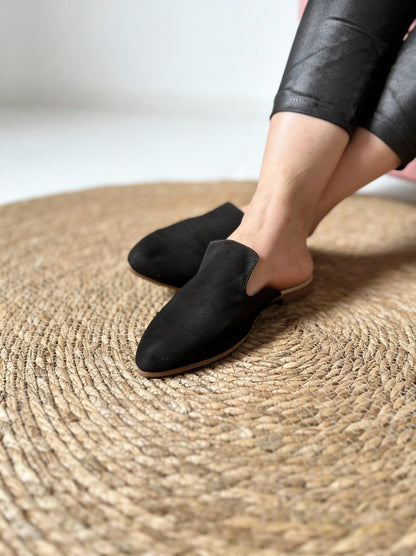 Zueco Coral, Mules, zueco en gamuza punta cerrada