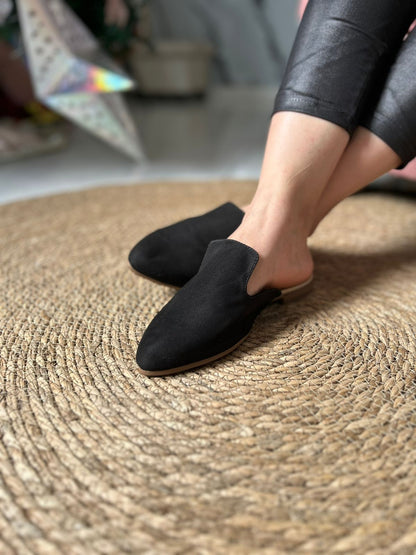 Zueco Coral, Mules, zueco en gamuza punta cerrada