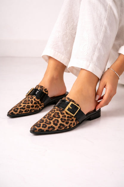 Zueco Verona Animal Print, Mules Zuecos